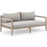 Sherwood Outdoor Sofa, Stone Grey/Washed Brown - Furniture - Sofas - High Fashion Home