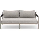 Sherwood Outdoor Sofa, Stone Grey/Weathered Grey - Furniture - Sofas - High Fashion Home