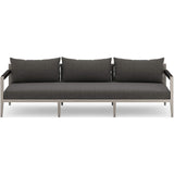 Sherwood Outdoor Sofa, Charcoal/Weathered Grey - Furniture - Sofas - High Fashion Home