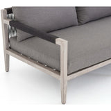 Sherwood Outdoor Sofa, Charcoal/Weathered Grey - Furniture - Sofas - High Fashion Home