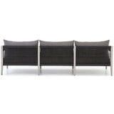 Sherwood Outdoor Sofa, Charcoal/Weathered Grey - Furniture - Sofas - High Fashion Home