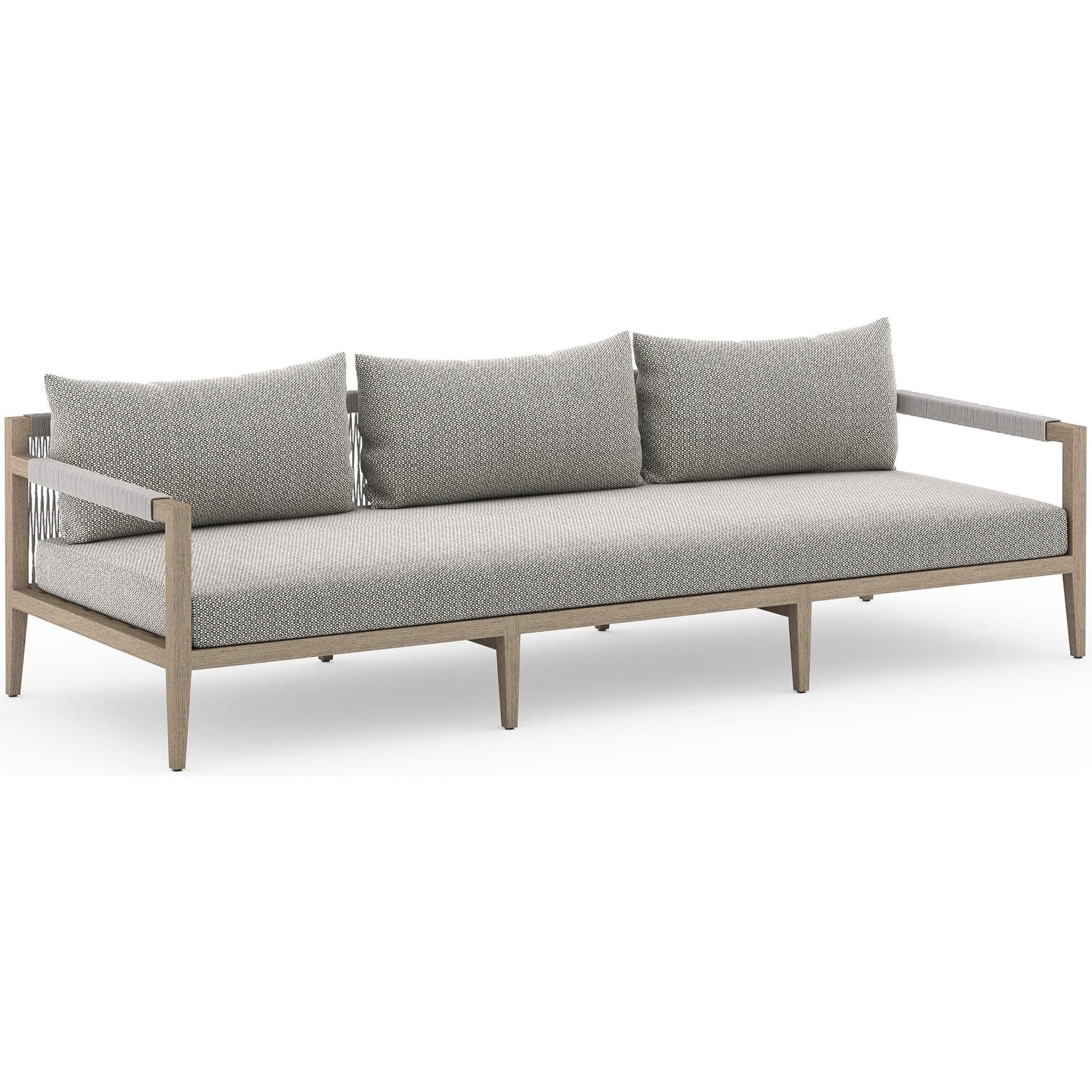 Sherwood Outdoor Sofa, Faye Ash/Washed Brown High Fashion Home