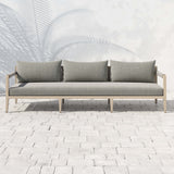Sherwood Outdoor Sofa, Faye Ash/Washed Brown - Furniture - Sofas - High Fashion Home
