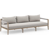 Sherwood Outdoor Sofa, Stone Grey/Washed Brown - Furniture - Sofas - High Fashion Home