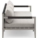Sherwood Outdoor Sofa, Stone Grey/Weathered Grey - Furniture - Sofas - High Fashion Home
