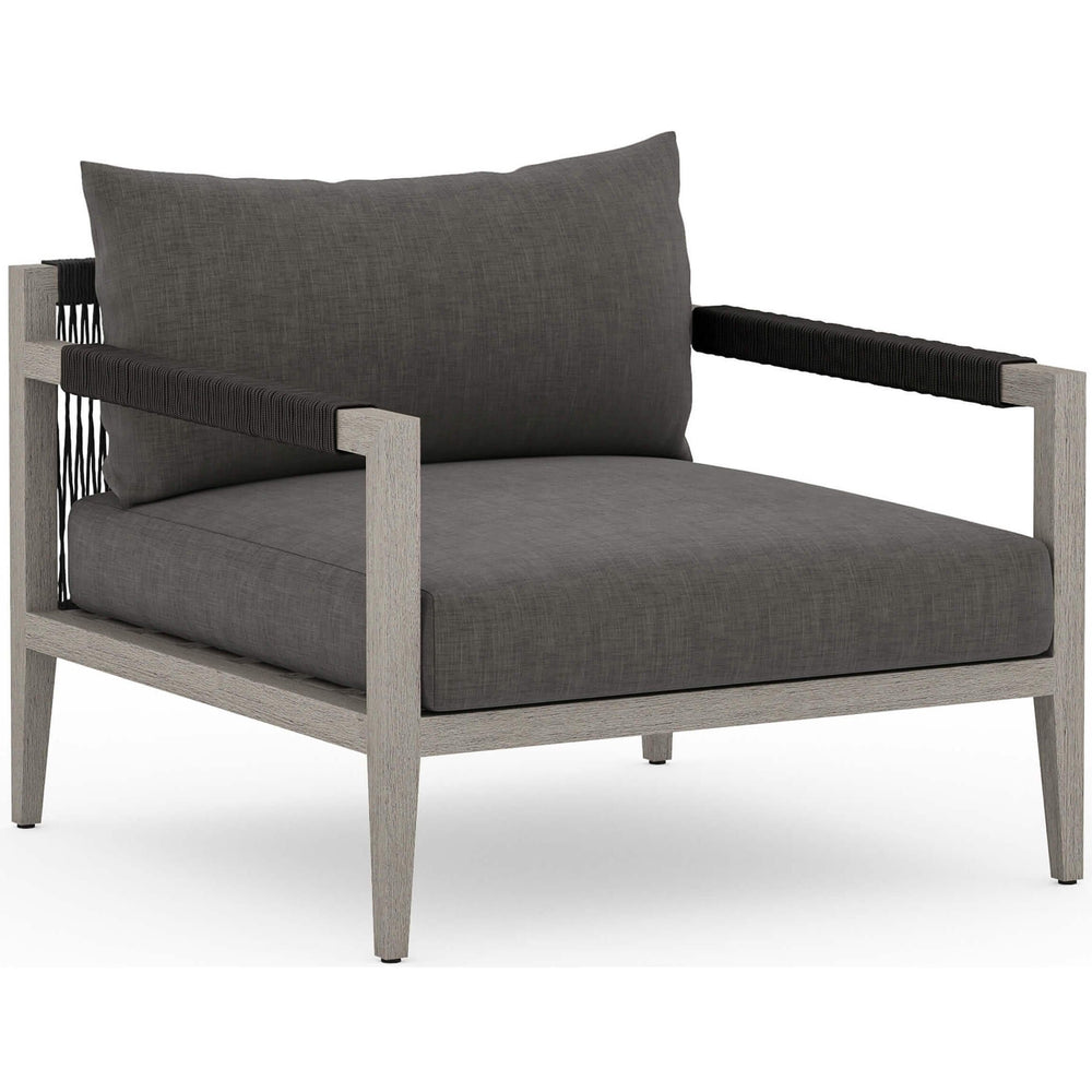 Sherwood Outdoor Chair, Charcoal/Weatherd Grey - Furniture - Chairs - High Fashion Home