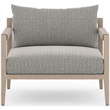 Sherwood Outdoor Chair, Faye Ash/Washed Brown - Modern Furniture - Accent Chairs - High Fashion Home