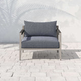 Sherwood Outdoor Chair, Faye Navy/Weatherd Grey - Furniture - Chairs - High Fashion Home