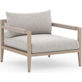 Sherwood Outdoor Chair, Stone Grey/Washed Brown - Furniture - Chairs - High Fashion Home
