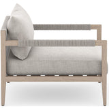 Sherwood Outdoor Chair, Stone Grey/Washed Brown - Furniture - Chairs - High Fashion Home