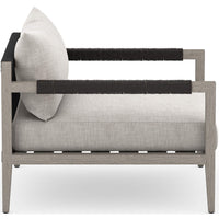 Sherwood Outdoor Chair, Stone Grey/Weatherd Grey - Furniture - Chairs - High Fashion Home