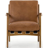 Silas Leather Chair, Patina Copper - Modern Furniture - Accent Chairs - High Fashion Home