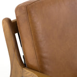 Silas Leather Chair, Patina Copper - Modern Furniture - Accent Chairs - High Fashion Home