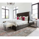 Hollywood Black Nickel Metal Chest, Medium - Furniture - Bedroom - High Fashion Home