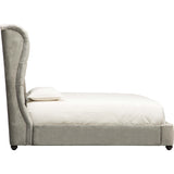 Simone Bed, Brussels Charcoal - Modern Furniture - Beds - High Fashion Home