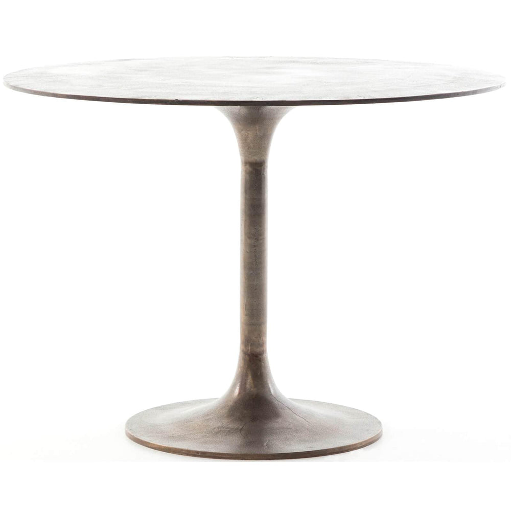 Simone Bistro Table, Antique Rust - Modern Furniture - Dining Table - High Fashion Home