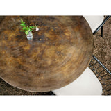Simone Bistro Table, Antique Rust - Modern Furniture - Dining Table - High Fashion Home
