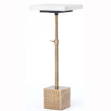 Sirius Adjustable Accent Table, Brass - Furniture - Accent Tables - End Tables