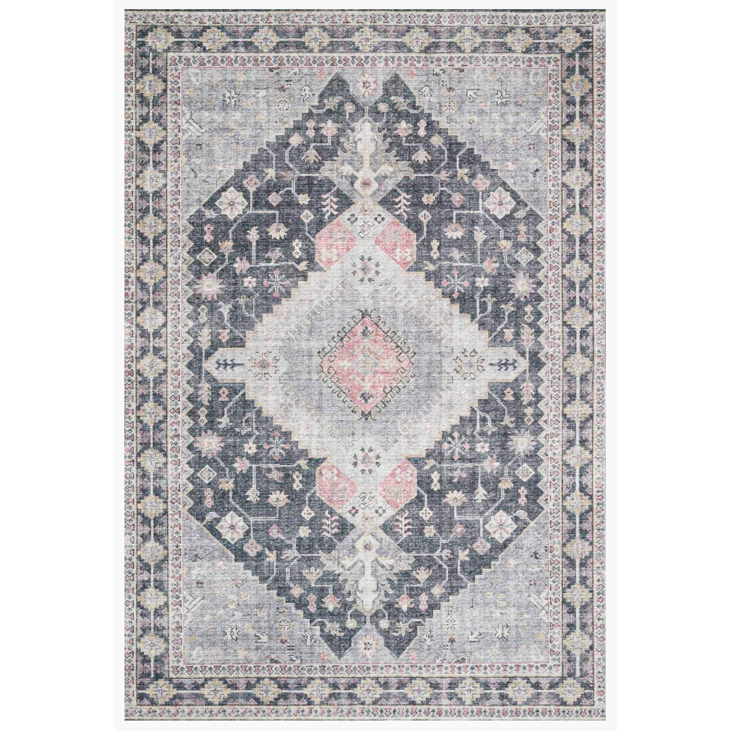 Loloi II Rug Skye SKY-02, Charcoal/Multi – High Fashion Home