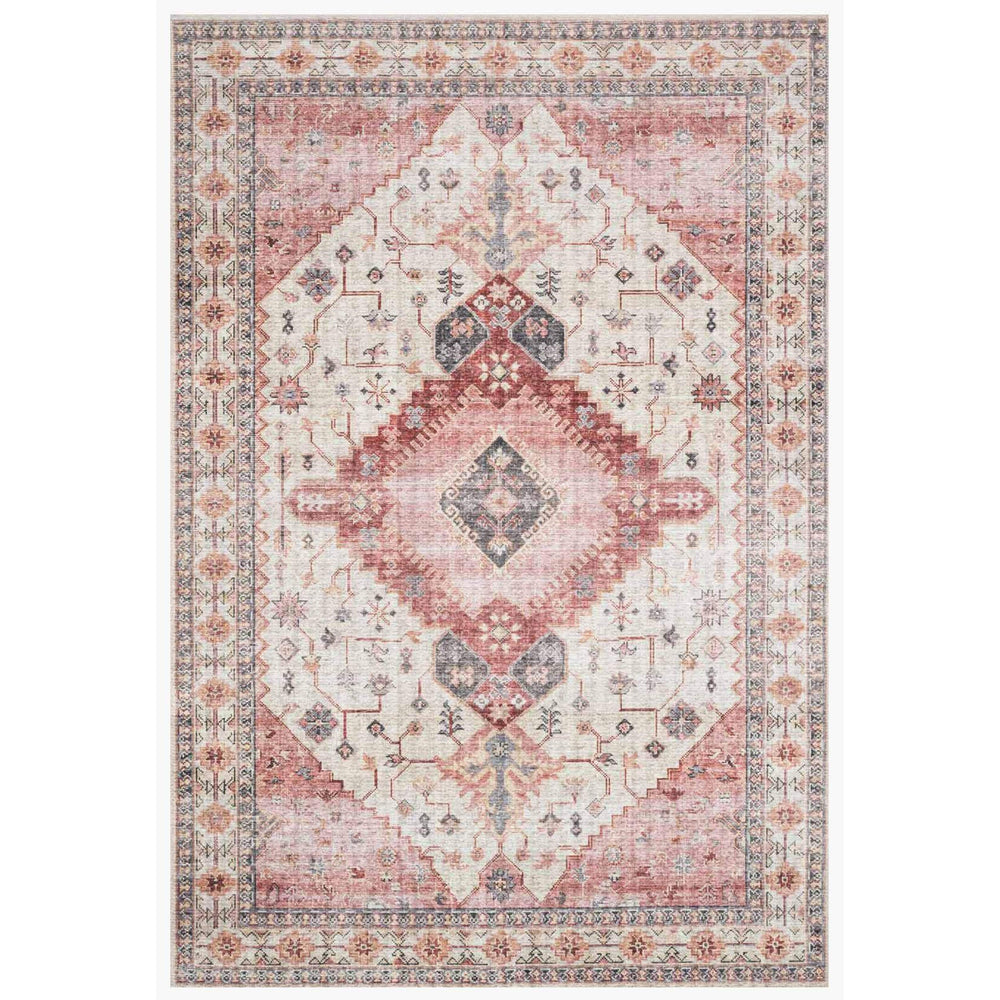 Loloi Rug Skye SKY-02, Ivory/Berry - Rugs1 - High Fashion Home