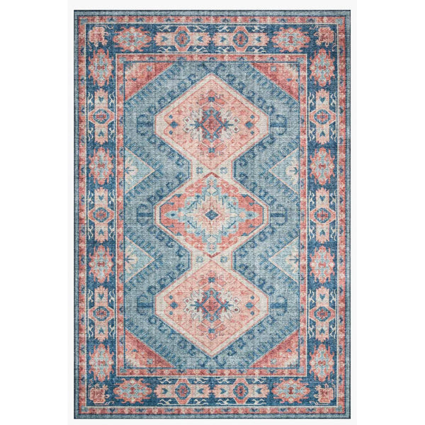 Loloi Rug Skye SKY-03, Turquoise/Terracotta – High Fashion Home