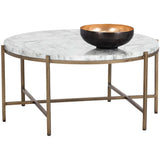 Solana Coffee Table, Round - Modern Furniture - Coffee Tables - High Fashion Home