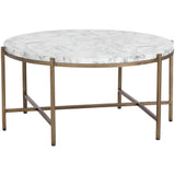 Solana Coffee Table, Round - Modern Furniture - Coffee Tables - High Fashion Home