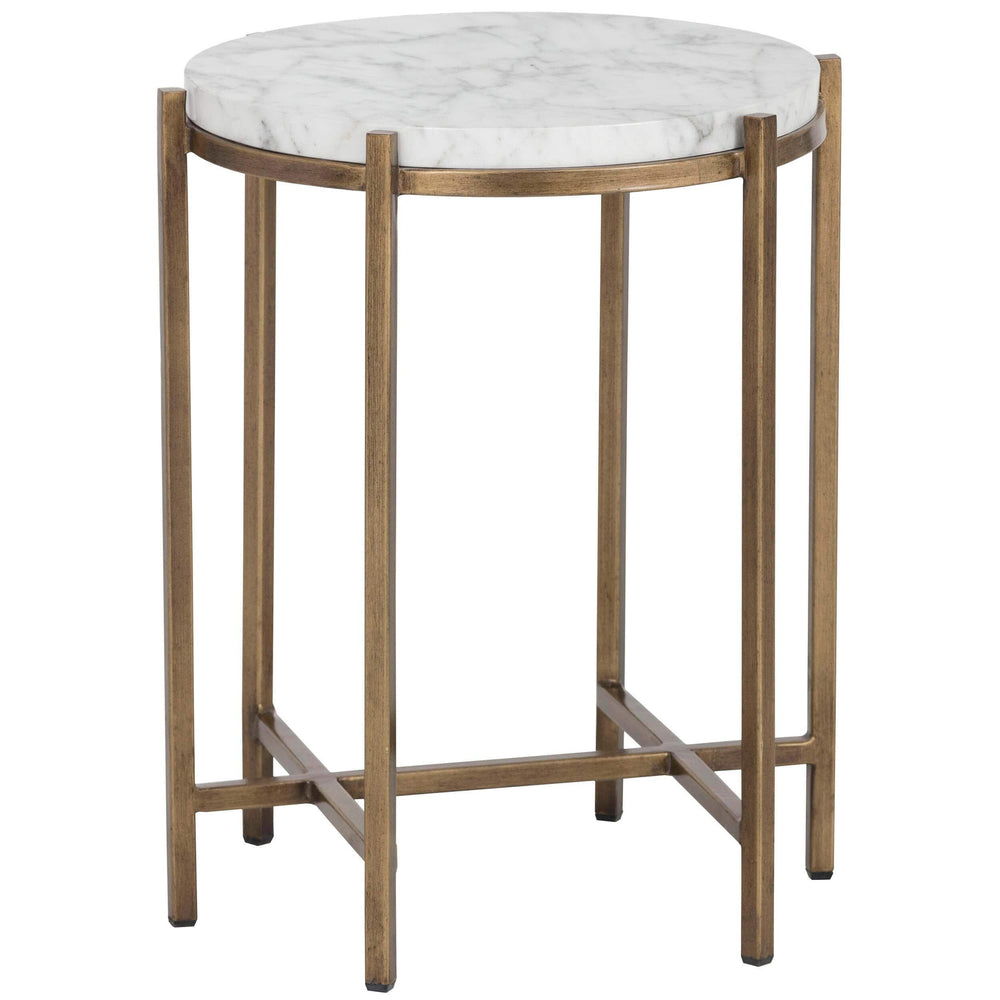 Solana End Table, Round - Furniture - Accent Tables - High Fashion Home