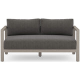 Sonoma Outdoor Sofa, Charcoal/Weathered Grey - Furniture - Sofas - High Fashion Home