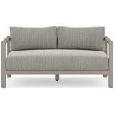 Sonoma Outdoor Sofa, Faye Ash/Weathered Grey - Furniture - Sofas - High Fashion Home