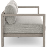 Sonoma Outdoor Sofa, Faye Ash/Weathered Grey - Furniture - Sofas - High Fashion Home