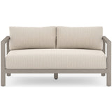 Sonoma Outdoor Sofa, Faye Sand/Weathered Grey - Furniture - Sofas - High Fashion Home