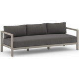 Sonoma Outdoor Sofa, Charcoal/Weathered Grey - Furniture - Sofas - High Fashion Home
