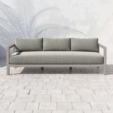 Sonoma Outdoor Sofa, Faye Ash/Weathered Grey - Furniture - Sofas - High Fashion Home