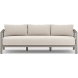 Sonoma Outdoor Sofa, Faye Sand/Weathered Grey - Furniture - Sofas - High Fashion Home