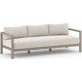 Sonoma Outdoor Sofa, Faye Sand/Weathered Grey - Furniture - Sofas - High Fashion Home