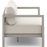 Sonoma Outdoor Sofa, Faye Sand/Weathered Grey - Furniture - Sofas - High Fashion Home
