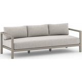 Sonoma Outdoor Sofa, Stone Grey/Weathered Grey - Furniture - Sofas - High Fashion Home
