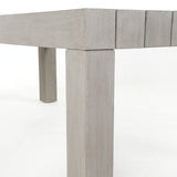 Sonora Outdoor Dining Table, Weathered Grey - Modern Furniture - Dining Table - High Fashion Home
