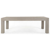 Sonora Outdoor Dining Table, Weathered Grey - Modern Furniture - Dining Table - High Fashion Home