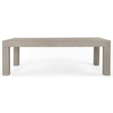Sonora Outdoor Dining Table, Weathered Grey - Modern Furniture - Dining Table - High Fashion Home