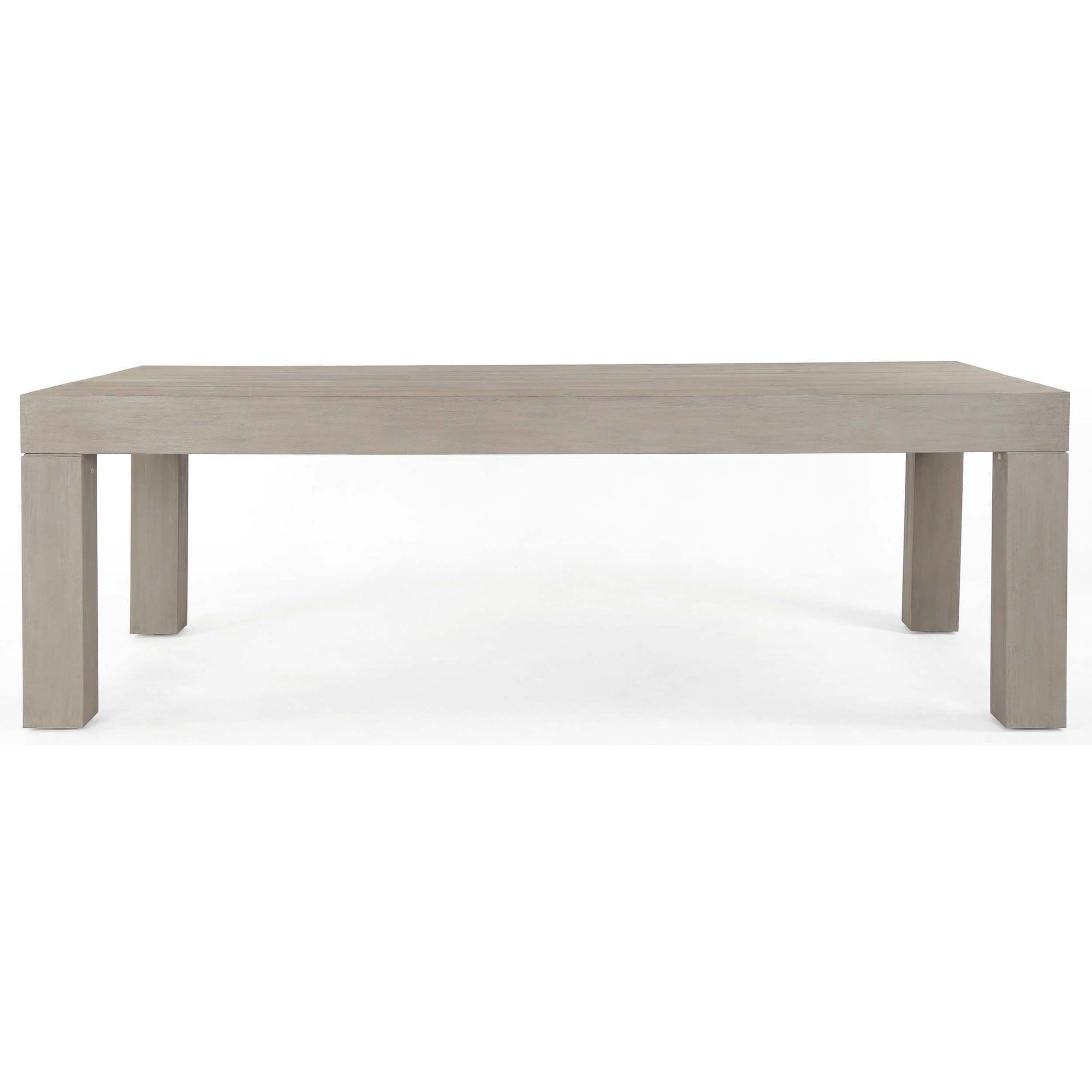 Weathered gray outdoor dining table store