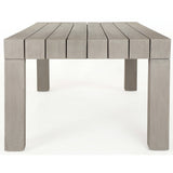 Sonora Outdoor Dining Table, Weathered Grey - Modern Furniture - Dining Table - High Fashion Home