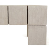 Sonora Outdoor Dining Table, Weathered Grey - Modern Furniture - Dining Table - High Fashion Home
