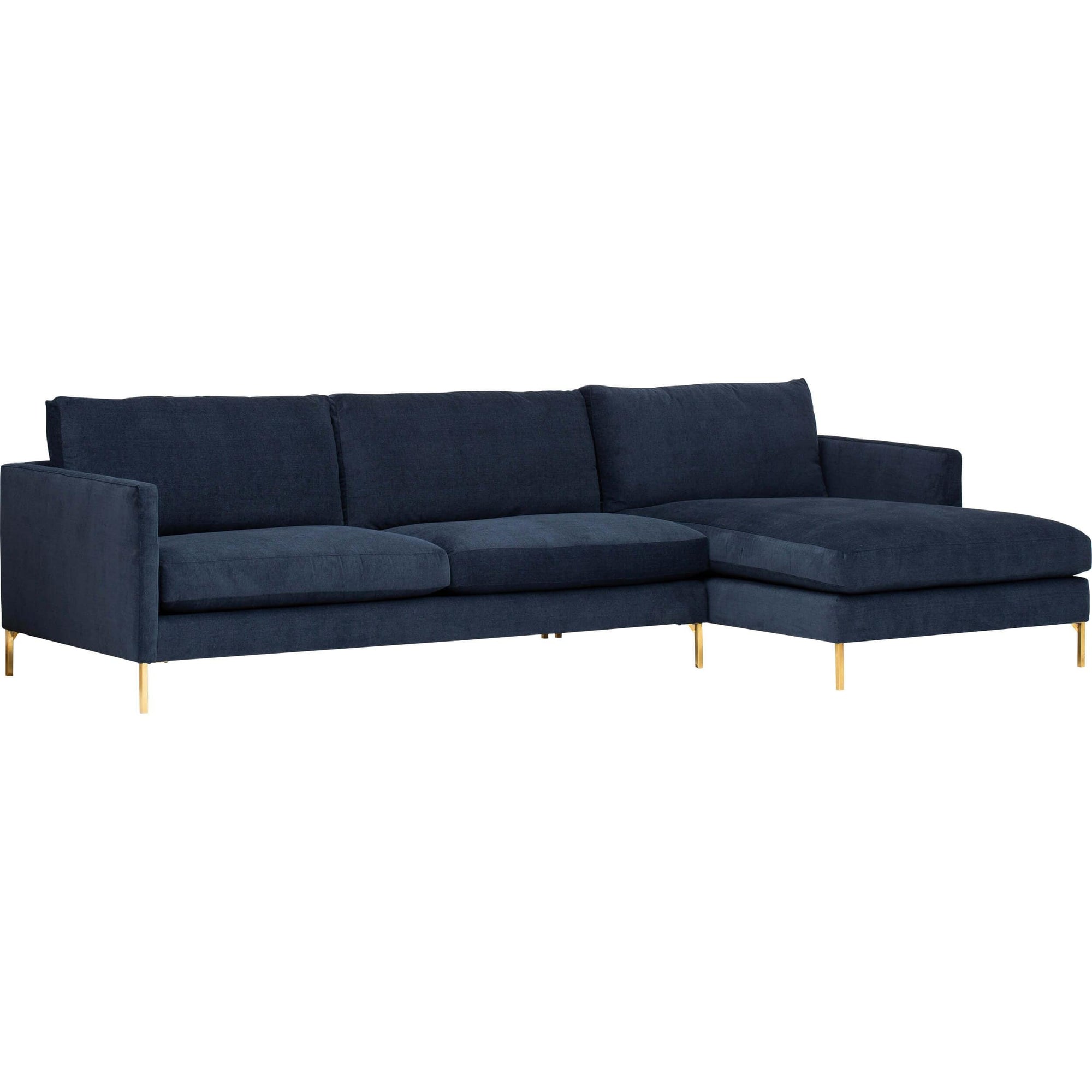 Stella Sectional, Vida Navy High Fashion Home