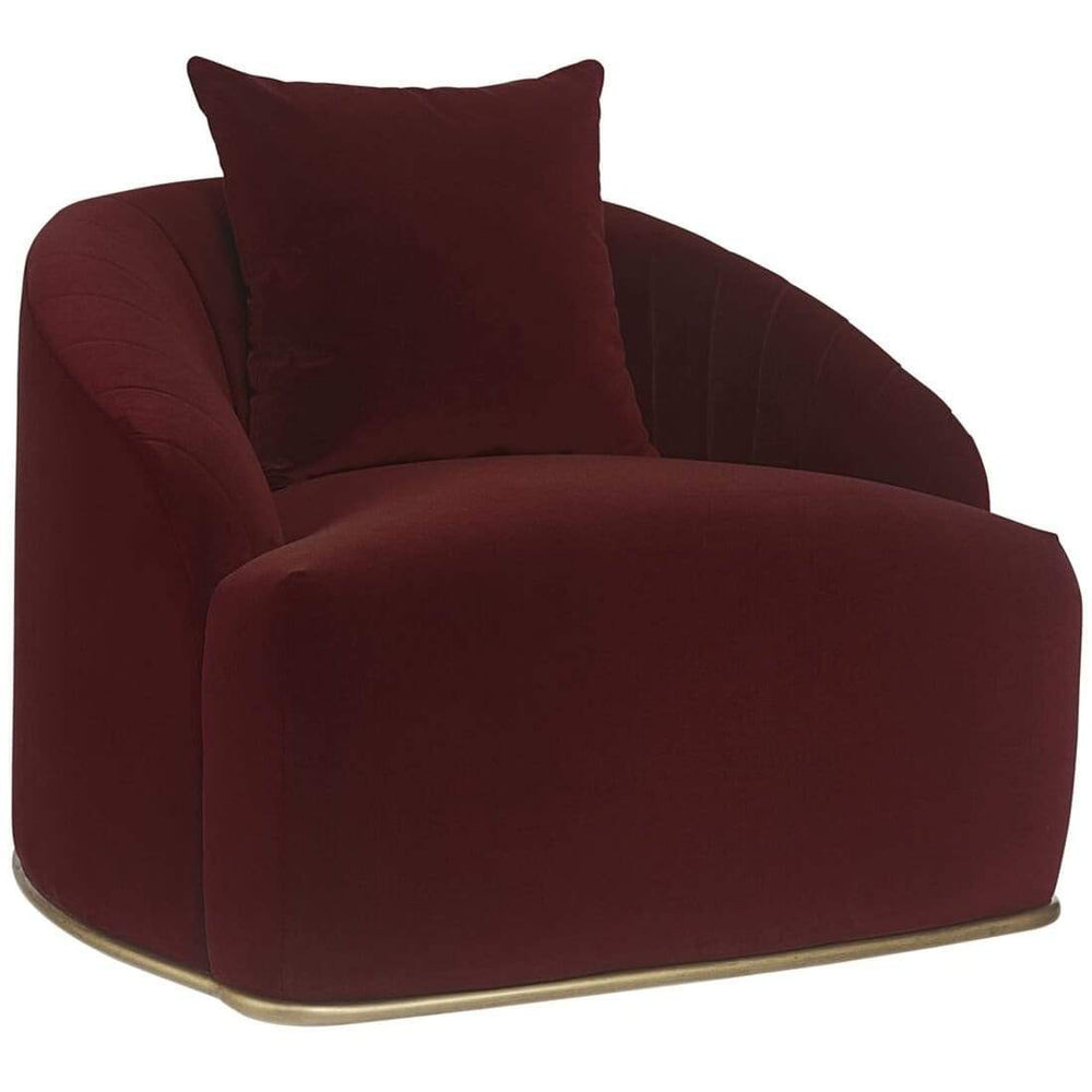 Astrid Chair, Merlot - Modern Furniture - Accent Chairs - High Fashion Home