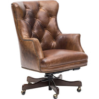 Theodore Executive Leather Office Chair - Furniture - Chairs - High Fashion Home