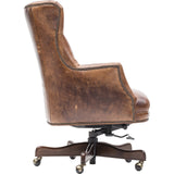 Theodore Executive Leather Office Chair - Furniture - Chairs - High Fashion Home