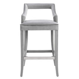 Tiffany Bar Stool, Grey - Furniture - Dining - Dining Stools