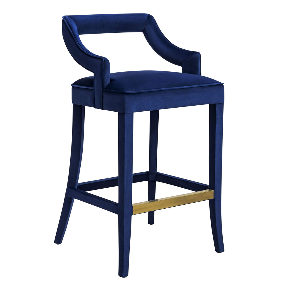 Tiffany Counter Stool, Navy - Furniture - Dining - Dining Stools